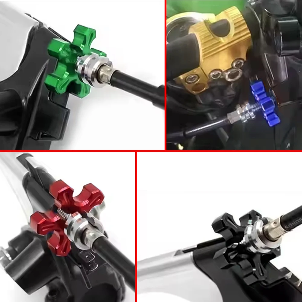 M8 M10 Clutch Adjustment Screw Motorcycle Clutch Cable Wire Adjuster For Honda Yamaha Suzuki DRZ KX YZ WR XR WR250R/X WR 250R