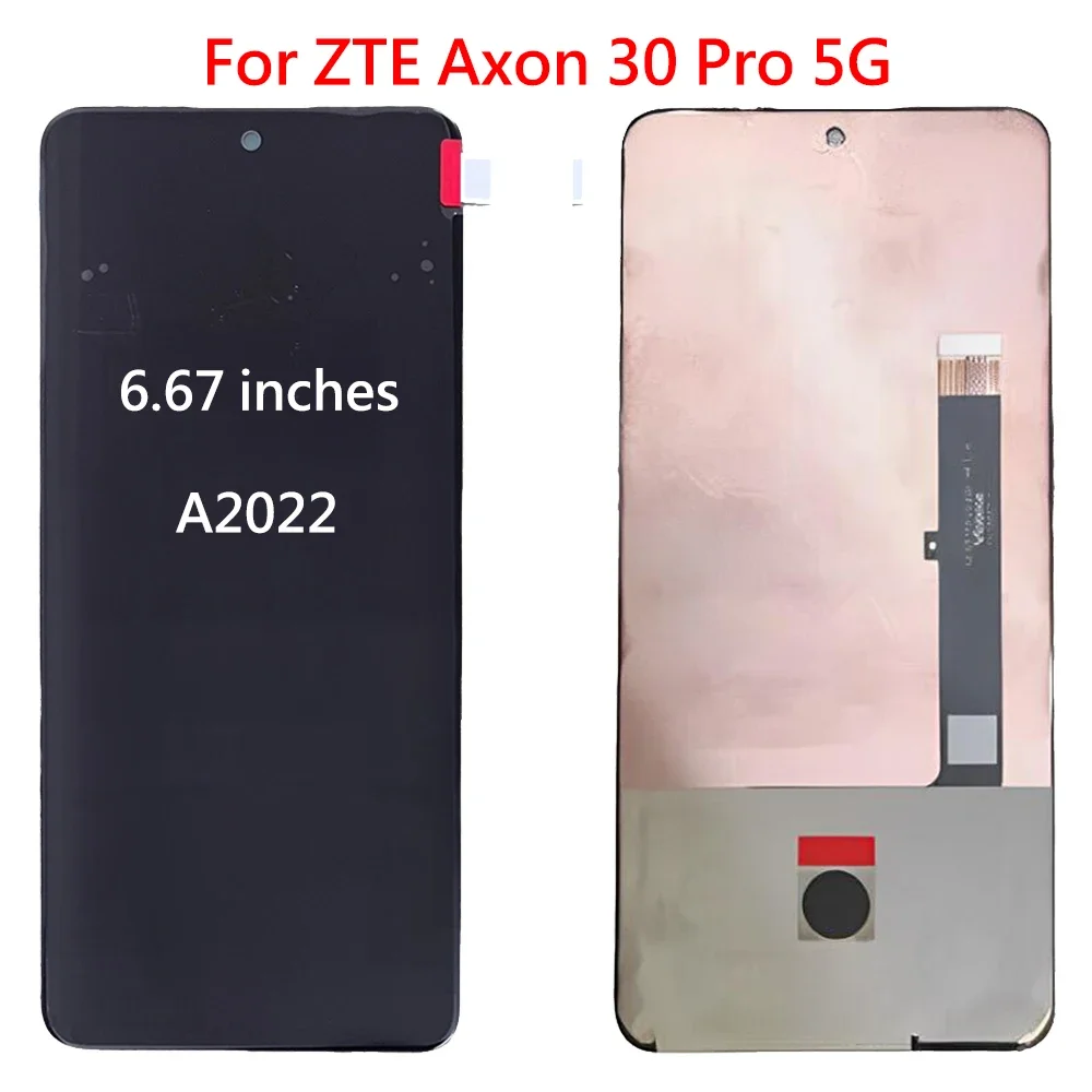 AMOLED For ZTE Axon 30 30s 30Pro 5G LCD Display Screen With Touch Panel Digitizer Assembly Replacement For ZTE Axon 30 Ultra LCD