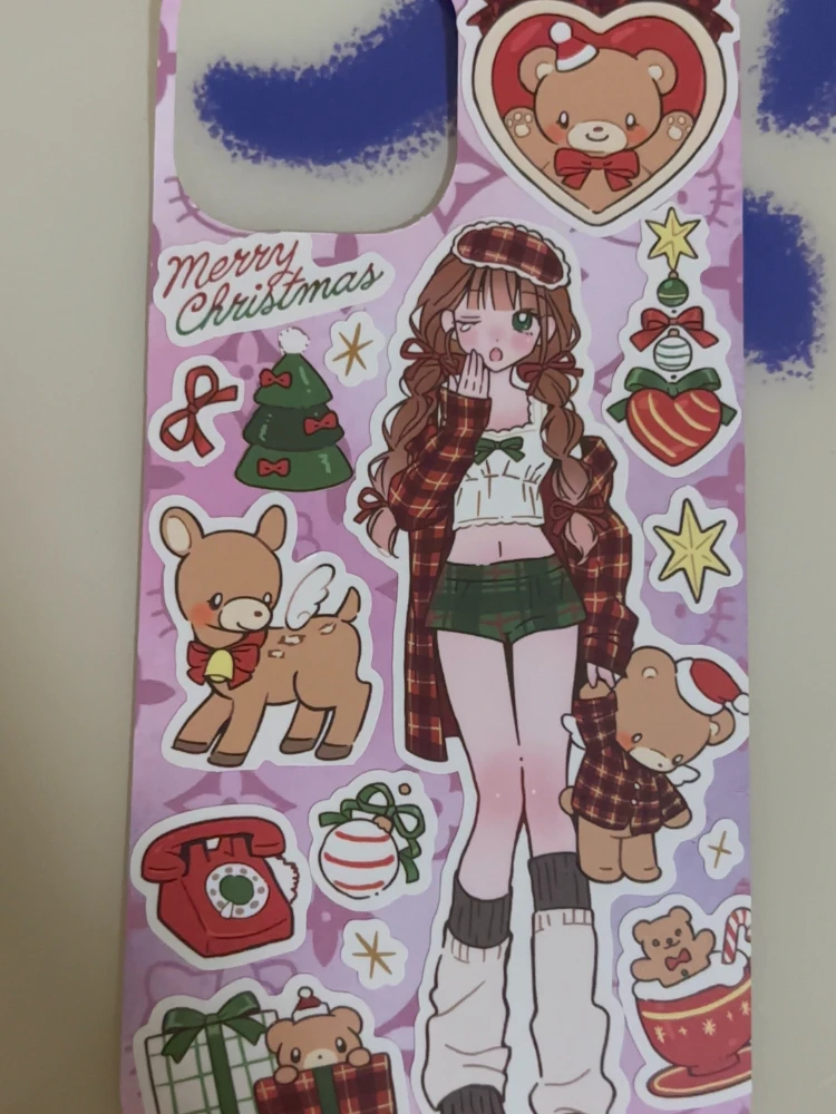 

1pc Sweet Cool Girl Stickers Cute Girl Character Guka Hand Account Diy Decoration