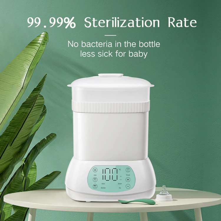 YTYIN Large Capacity Multifunction Steam Sterilizer Dryer US Plug For Baby Bottles And Feeding Supplies