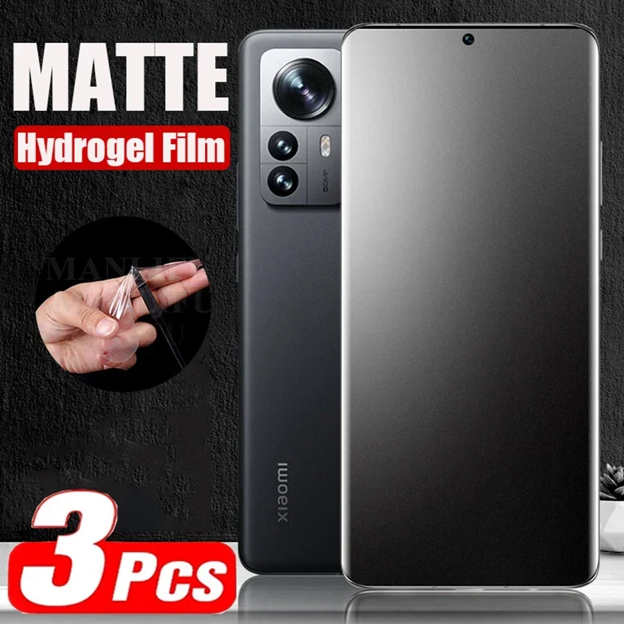 3Pcs Matte Hydrogel Film Screen Protector For Xiaomi Redmi Note 10 10S 9S 9 8 7 Pro Mi Note 10 11 Lite Poco X3 M4 Pro Not Glass