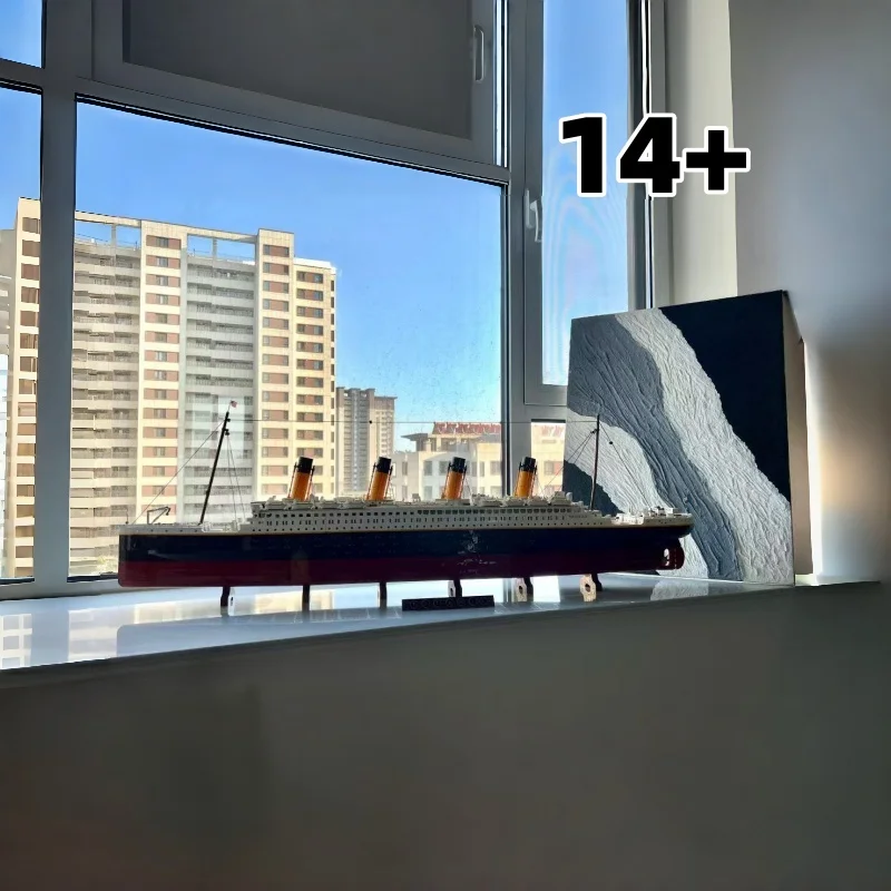 В-НАЛИЧИИ-9090-шт-Совместимость-10294-большой-круизный-лодка-корабль-пароход-кирпичи-строительные-блоки-детские-игрушки-«сделай-сам»-подарки