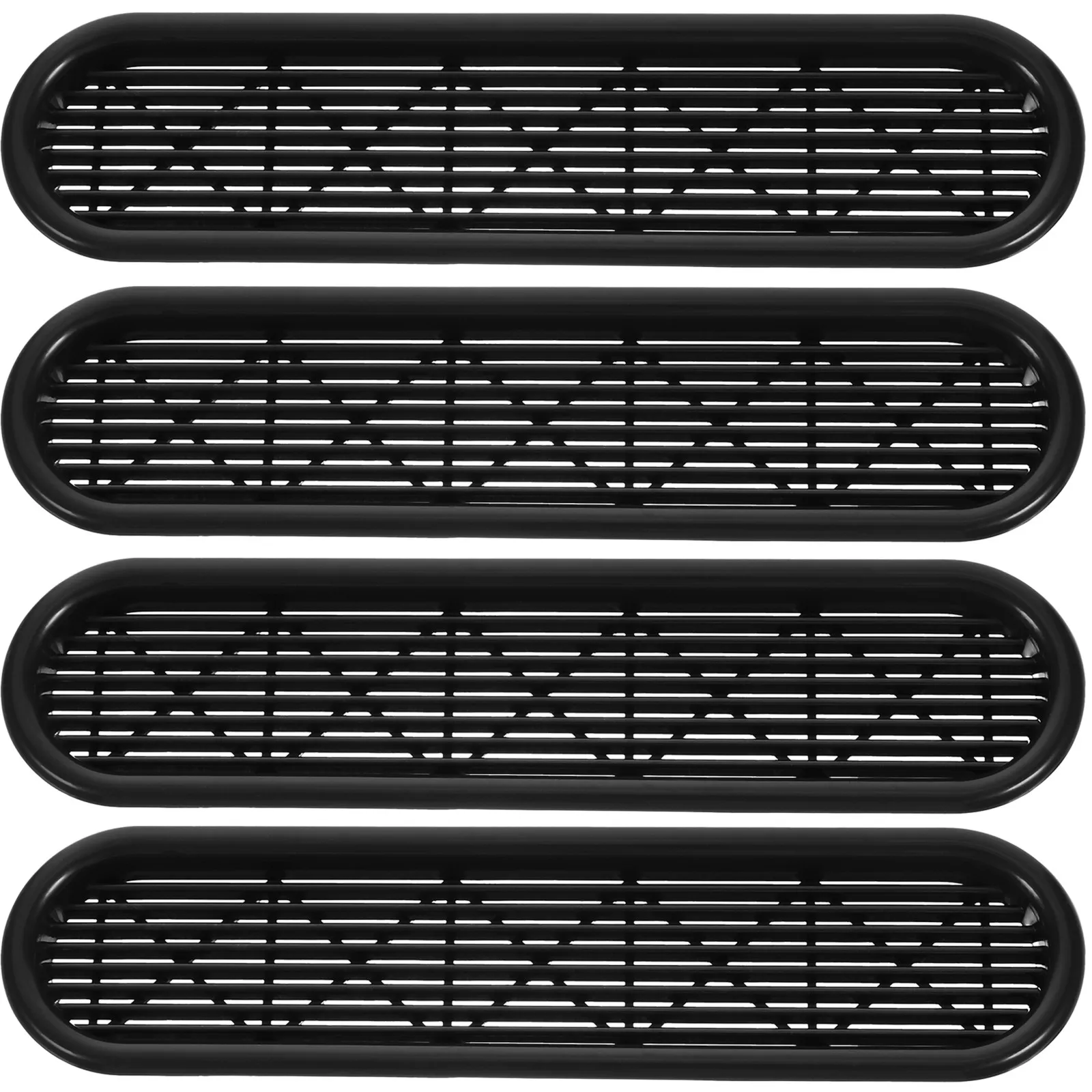 

4Pcs Plastic Cabinet Ventilation Grille Air Vent Covers for Shoe Cabinet Wardrobe Closet Furniture Air Vent Ventilation Cover