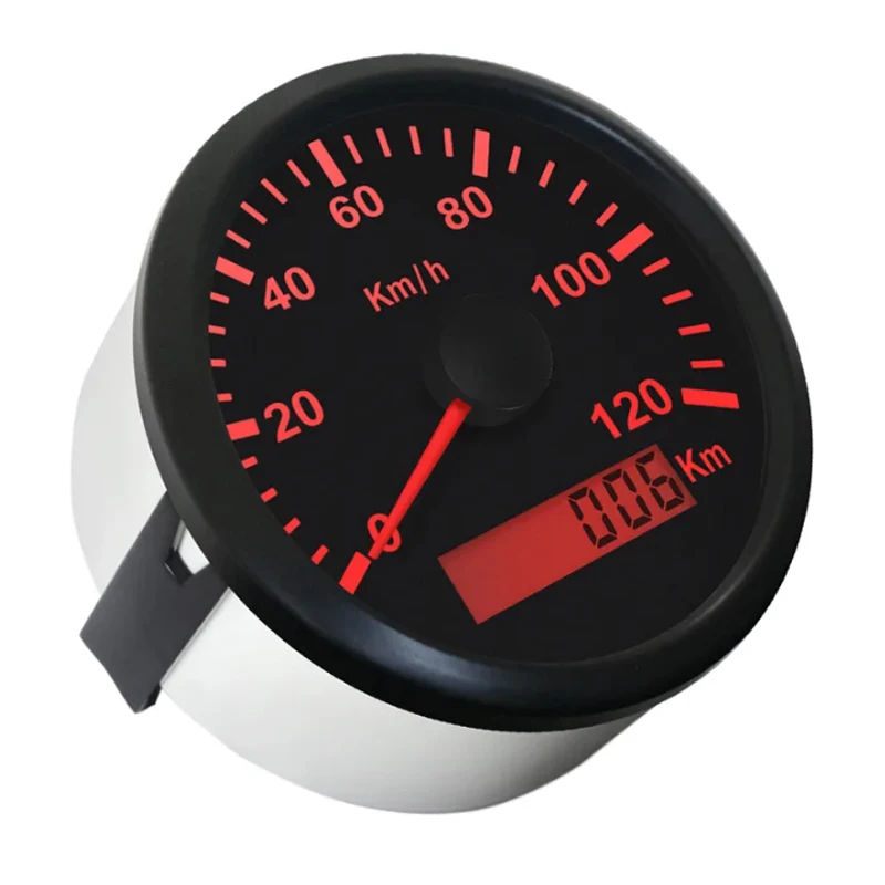 0-120Km/H GPS Speedometers 85mm Lcd Speed Mileometers Gauges Speed Indicators Devices with Antenna for Car Boat Truck Rv