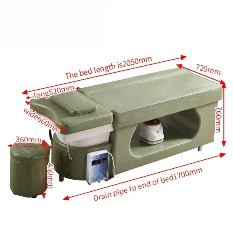 

Современное оборудование для салонов, кресло для мытья волос, тайский массажный шампунь, спа-кровать для головы