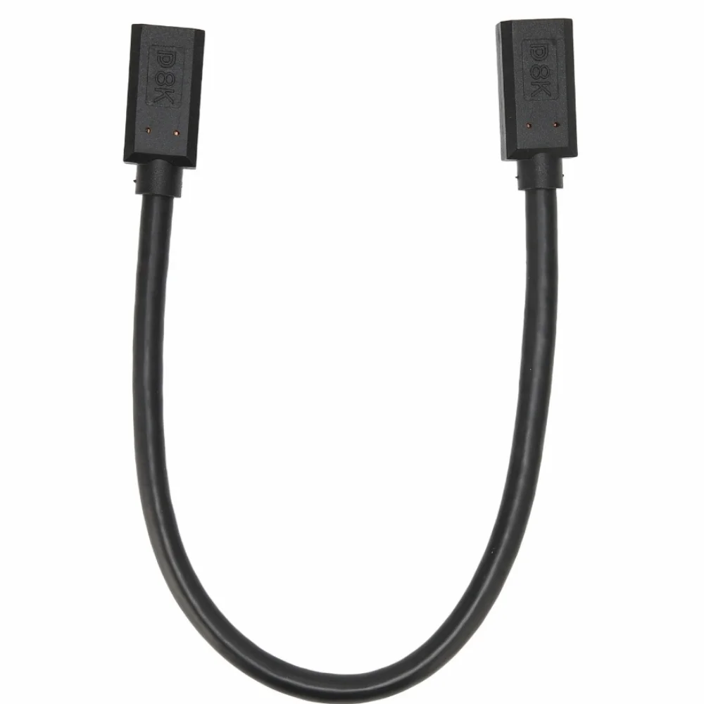 4K/144Hz Minidp Test Extension Cable High-Speed Transmission 0.3 Meters/1.0ft Mini DisplayPort Female to Female Extension Cord