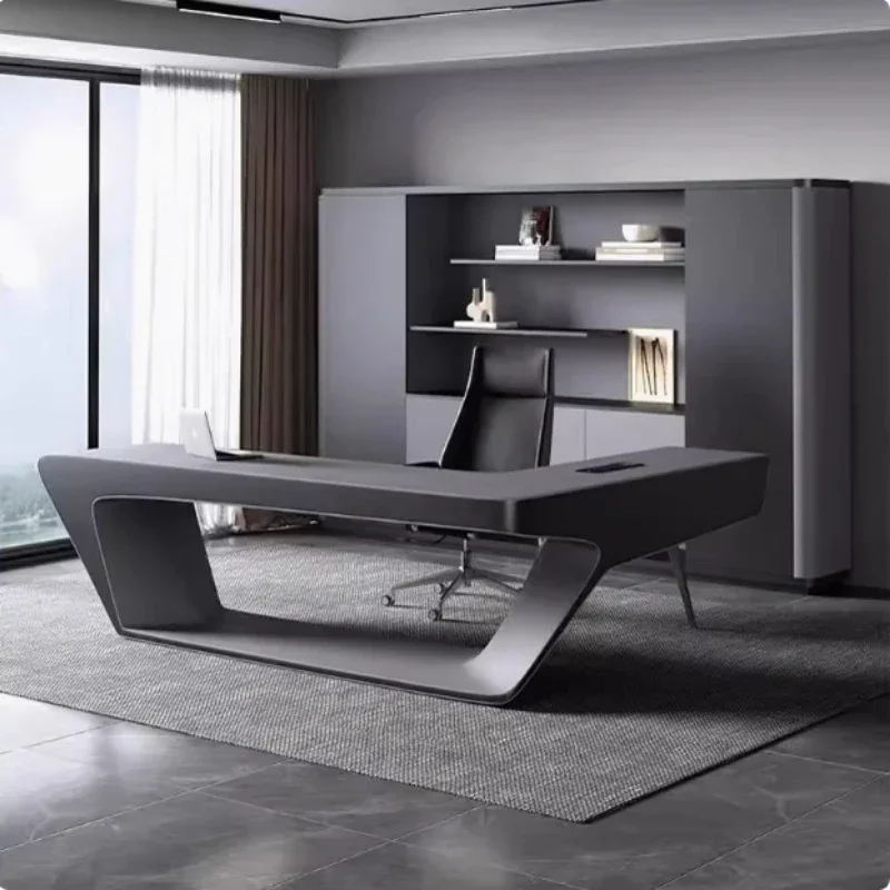 Modern European Office Desk Conference Art Minimalist Makeup Office Desk Designer Vintage Reading Wooden Escritorio Furniture