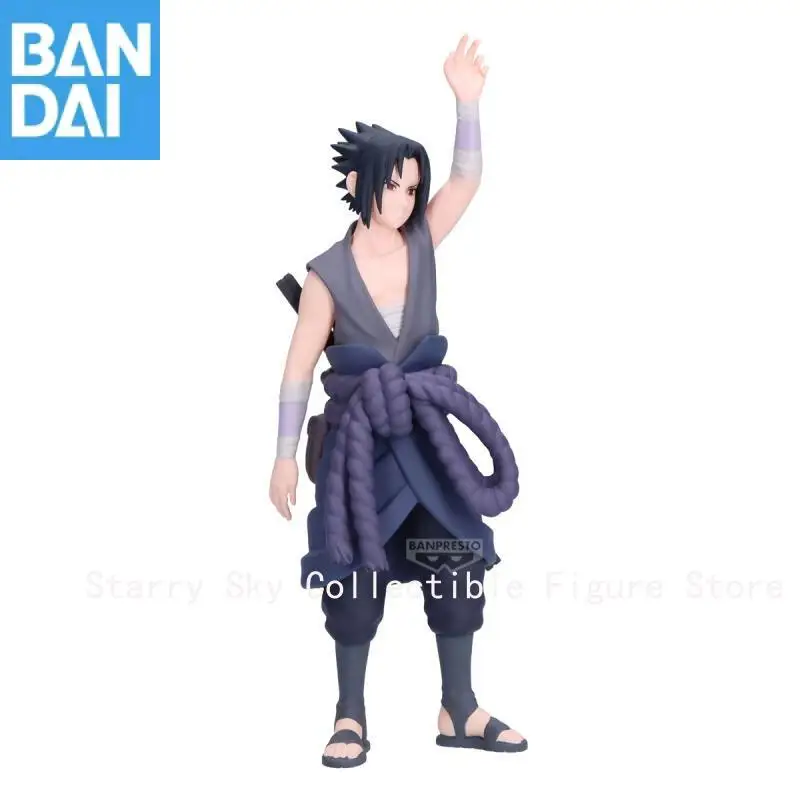 Oryginalna figurka anime Bandai Naruto Shippuden Panel Spectacle Thunder From The Sky Uchiha Sasuke, model kolekcjonerski, zabawka.