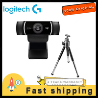 100%Original Logitech C922 Pro Stream Webcam 1080P Camera for HD Video Streaming & Recording 720P at 60Fps with Tripod Included