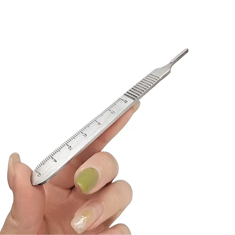 

Utility Medical Surgical Knife Replacement Blade Handle With Scale DIY Cutting Hand Tools 3# 4# Stainless Steel Scalpel Handle