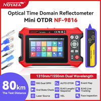 NOYAFA OTDR IPC Tester 1310/1550nm Active Fiber 10G Dual OPM Multi in 1 Optical Time Domain Reflectometer with OPM OLS VFL Map