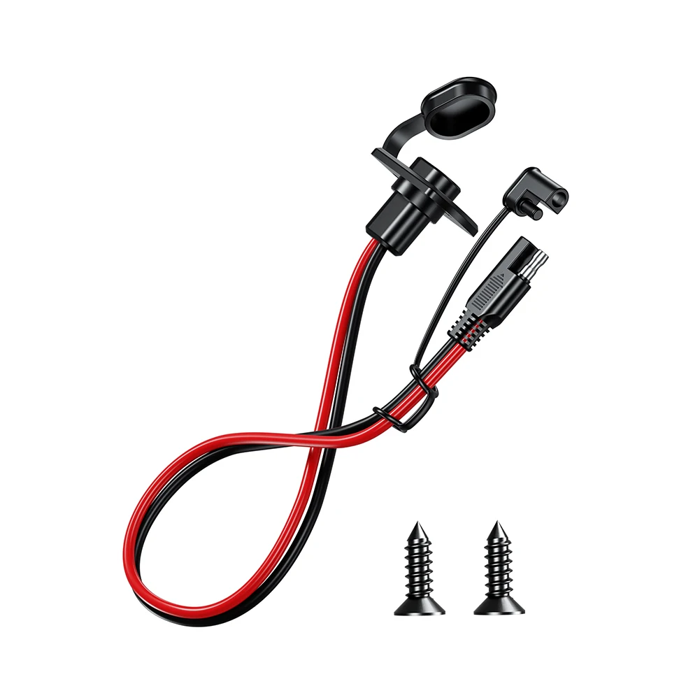 

12AWG 30CM SAE Quick Connector Harness Waterproof Solar Photovoltaic Motorcycle Cable for Solar Panel Generator Battery Charger