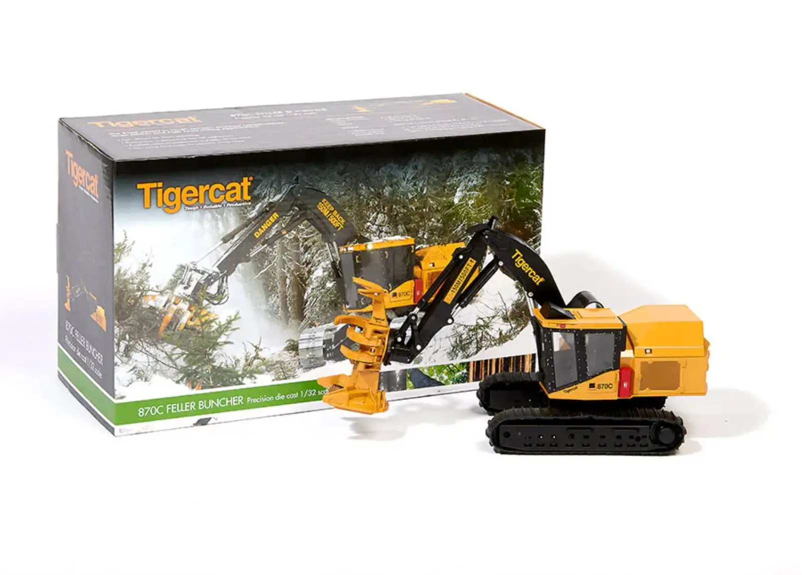 

Tigercat 1/32 for 870C Feller Buncher with Tracks CV284 Diecast Model Collection Toy Vehicle Models