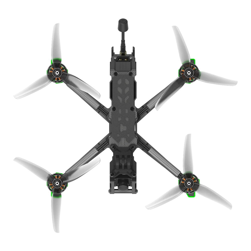 طائرة iFlight Nazgul Evoque F5X V2 التناظرية 6S 5 بوصة Squashed X Drone BNF مع BLITZ MINI F7 E55 1.6W كومة لطائرة رباعية FPV حرة