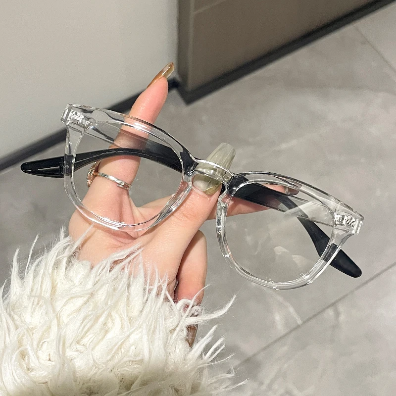 Blue Light Blocking Eyeglasses Gradient Glasses Frame Women Designer Luxury Computer Eye Glass Ladies Fashion Eyewear 2024 New