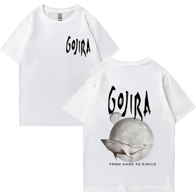 France Metal Band Gojira From Mars To Sirius Flying Whales Music Album Graphic T-shirt Men Women's Fashion Vintage Streetwear