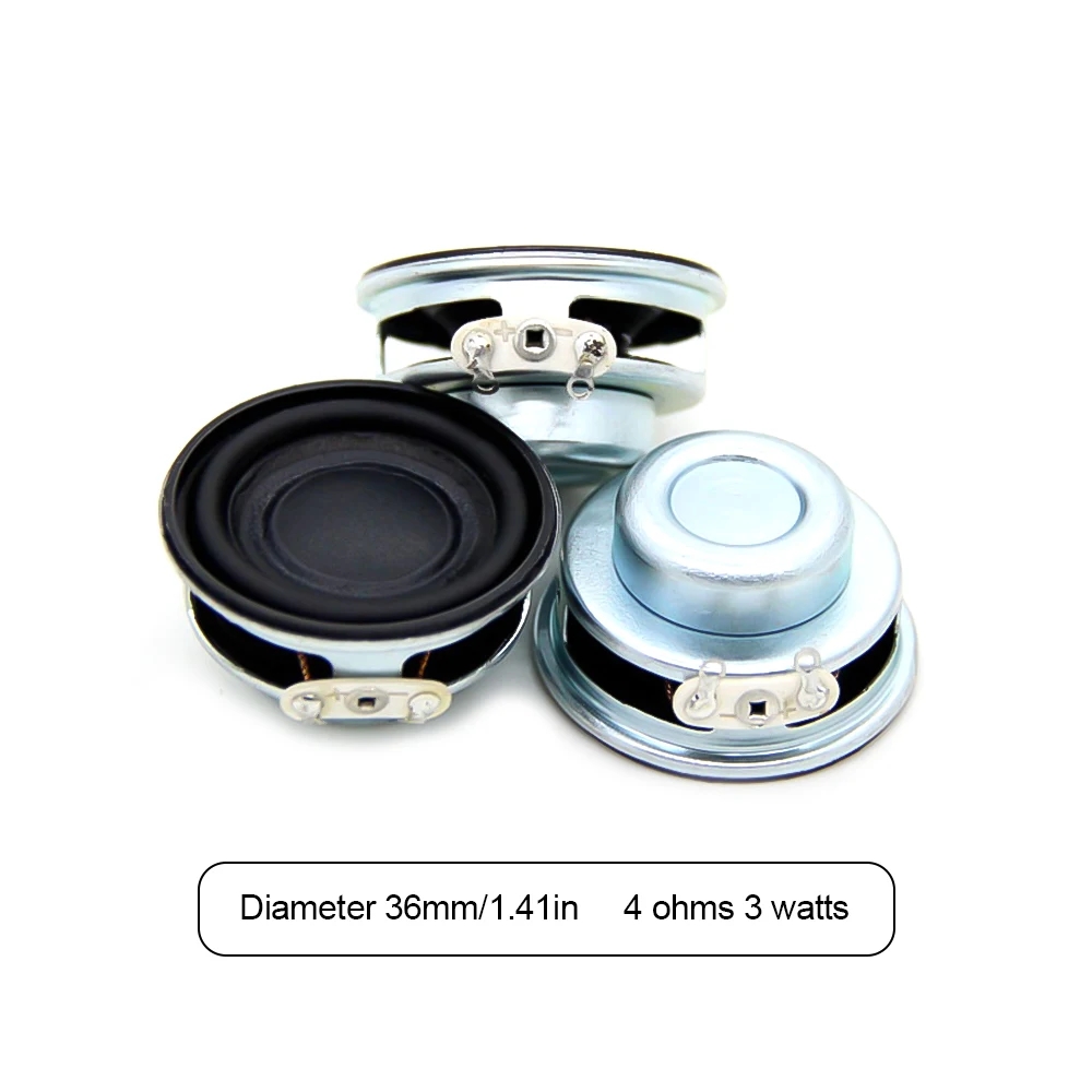 4 Ohm Portable Audio Speaker 36mm/52mm 3W 5W 15W 25W Full Range Sound Speaker Multimedia Loudspeaker diy electronic