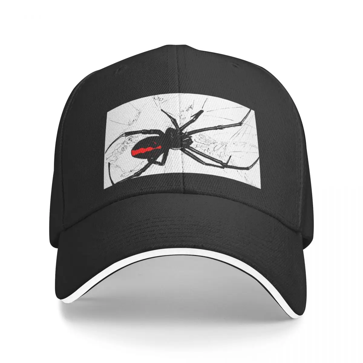 Black Widow Baseball Cap Luxury Man Hat Golf Cap Hip Hop Uv Protection Solar Hat Female Men's