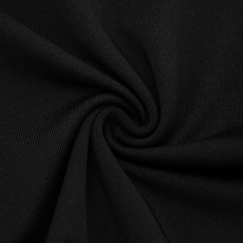 Monos negros ajustados de retales de piel sintética para mujer, monos sexys con escote en V profundo, manga larga, caderas de melocotón, moda para fiesta y Club, ropa de calle