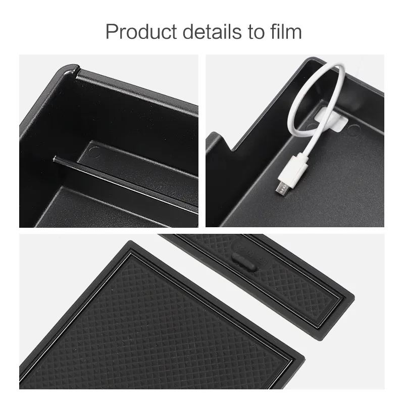 Center Console Organizer Armrest Storage Box Tray Door Slot Pad for Toyota Prius XW60 60 Series 2023-2025 Interior Accessories