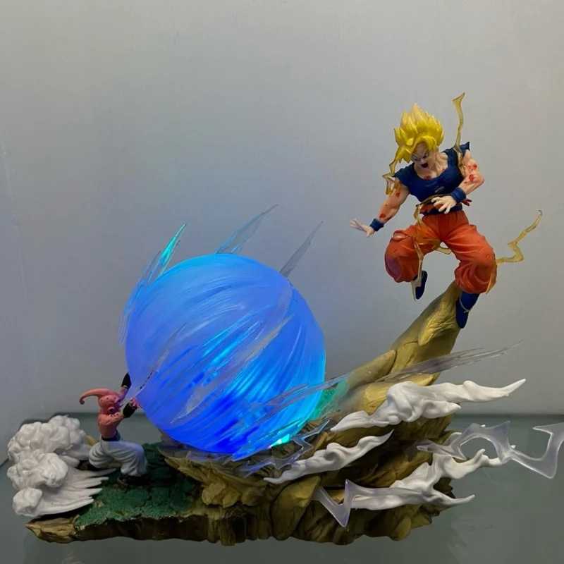 22 سنتيمتر أنيمي لعبة دراغون بول Z ماجين بو مقابل سون جوكو تمثال Gk تمثال عمل أرقام البلاستيكية جمع نموذج ل ألعاب أطفال هدية