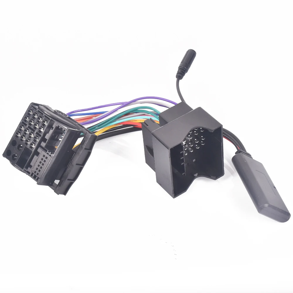 Bluetooth Aux-In Audio Cable Harness Adapter Duable For Ford Mondeo Focus Fusion Galaxy Aux Bluetooth Adapter 6000CD Radio