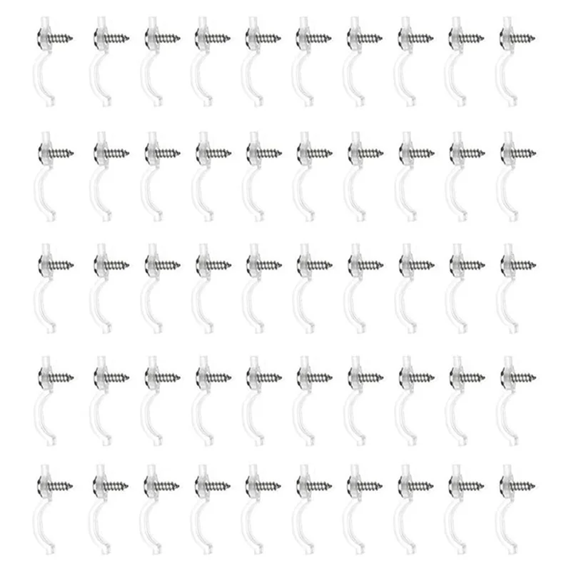 

KYCOR-For LED Strip Mounting Clips(100Pcs) For 10Mm For LED Light Strips Waterproof Applications