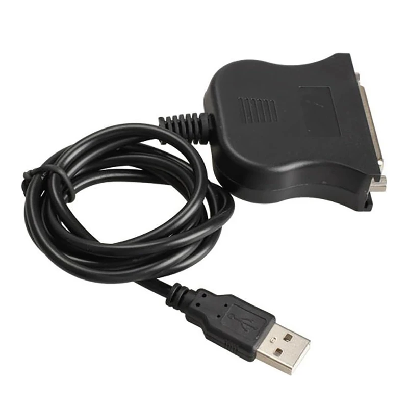USB To 25 Pinhole Parallel Cable DB25 Interface IEEE 1284 Printer USB2.0 Cable 25 Hole Adapter Cable