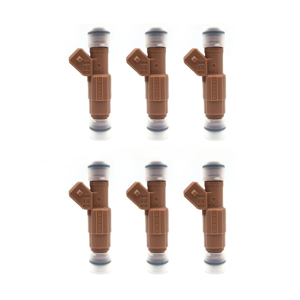 6pcs Fuel Injectors for Volvo S70 C70 V70 S60 S80 XC70 XC90 280155831 9186340 0 280 155 831