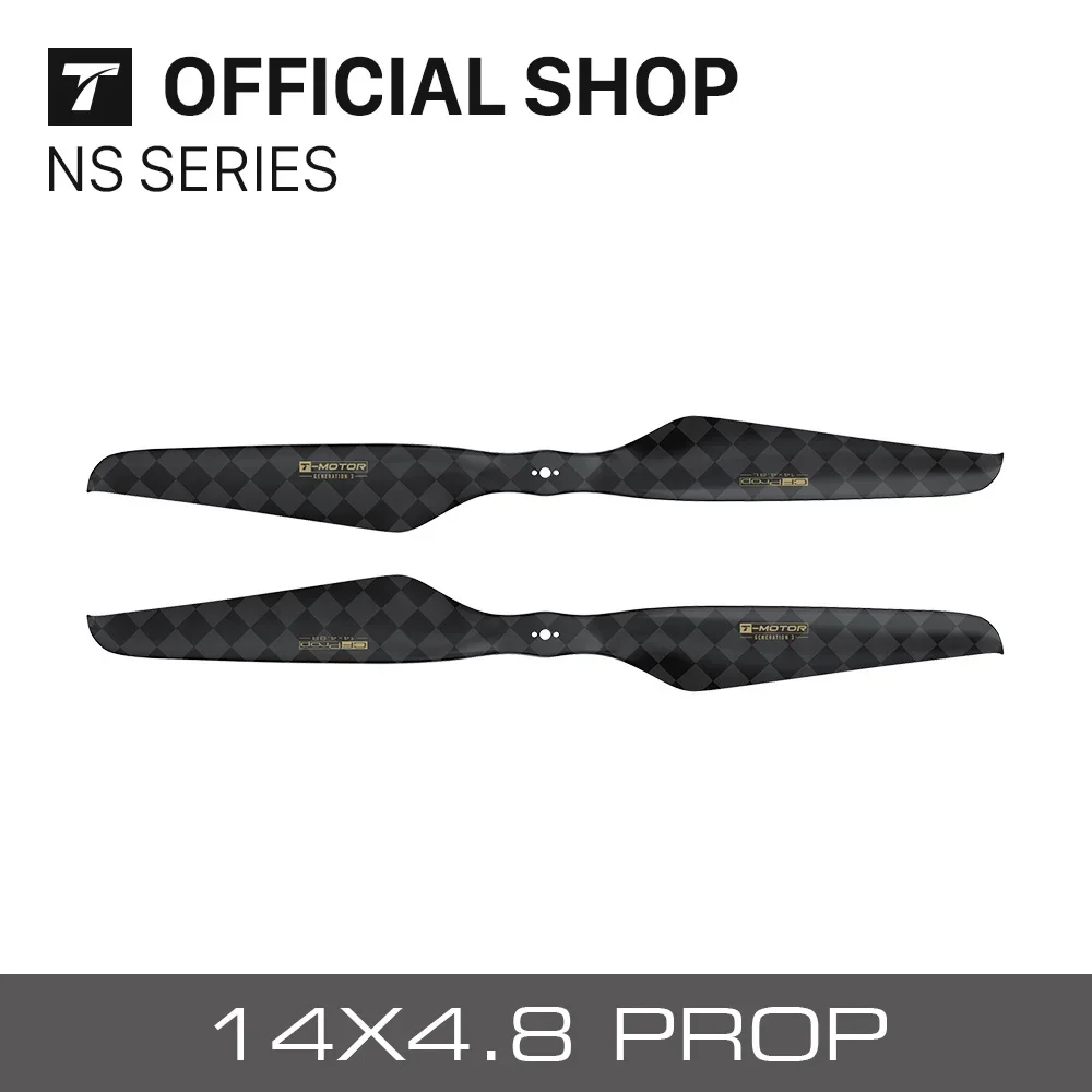 

T-motor Multirotor Carbon Fiber 3rd Gen Ultra Light Propellers NS Series NS14*4.8 NS15*5 NS16*5.4 NS16*6.1 NS18*6 NS20*6.2 Prop