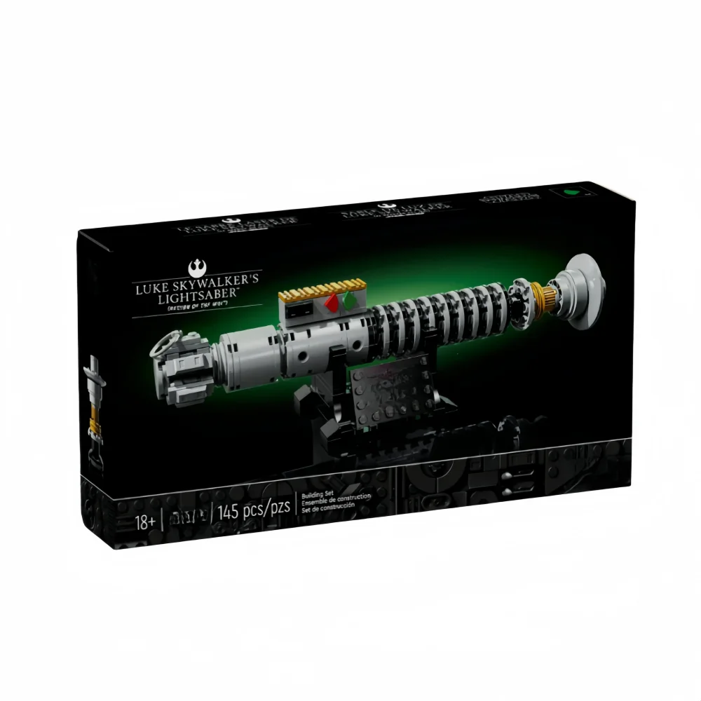 145 قطعة Lukeskywalker Lightsaber ديكور المنزل نموذج الطوب 40730 اللبنات حروب الفضاء مجموعات الكبار اللعب هدايا عيد الميلاد