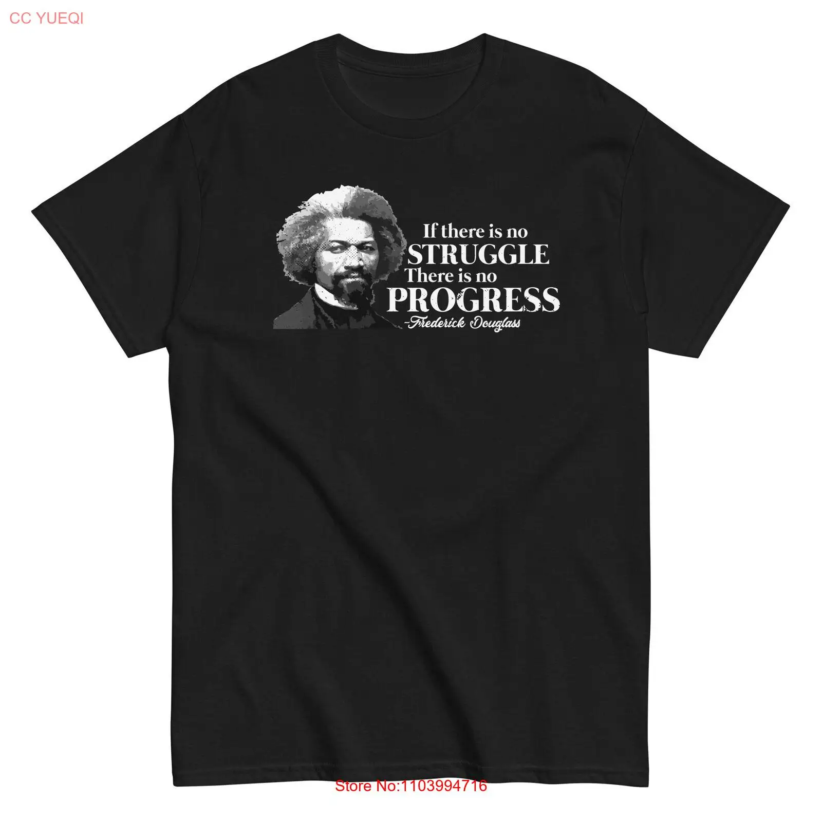 Black History Month T-Shirt Frederick Douglass Quote - African American Heritage