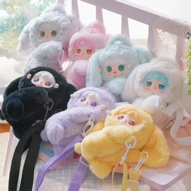 Portamonete in peluche Scatola cieca Yooki V8 Serie di accompagnamento Mini borsa a tracolla Bambola Mistero Regalo a sorpresa Collezione di giocattoli Scatole cieche