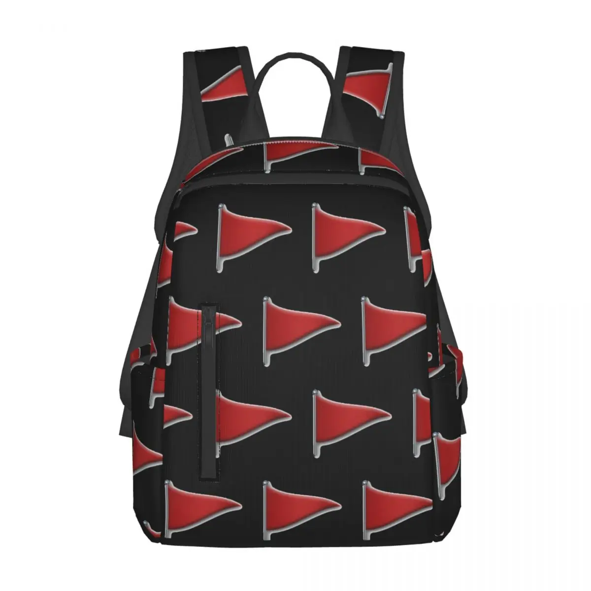 

Red Flag Meme Backpack Large Capacity Children BookBag School Bag Shoulder Bags for Men Women