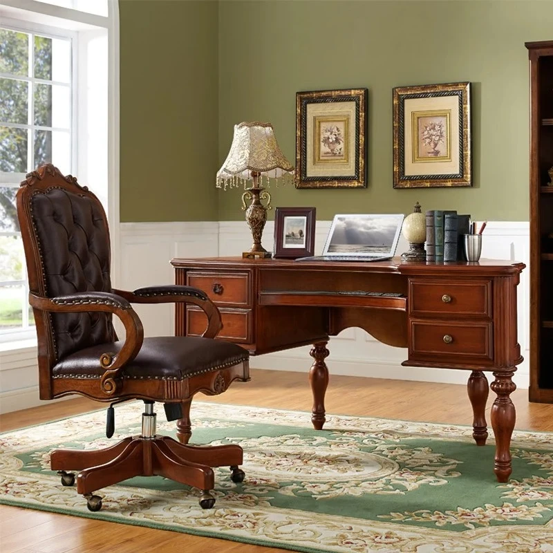 

Solid wood desk bedroom writing table household