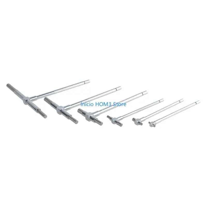 A5YD 6Pcs/Set 8-150mm Telescopic Gauge Set Micrometer Measurement Bore Engineers