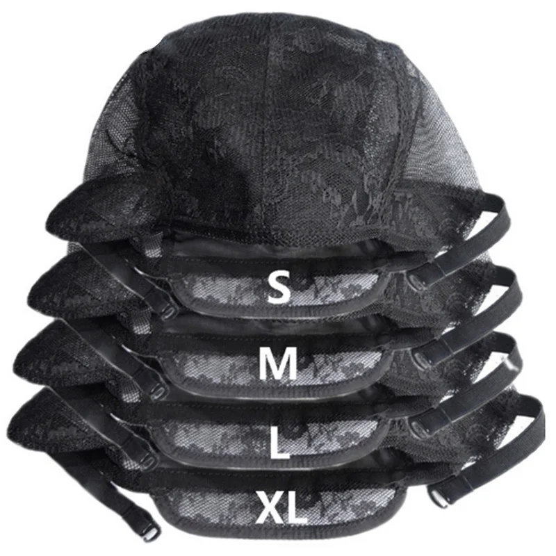 5pcs Wig Cap with Grip Band for Keeping Wigs in Place, More Full Cap-wide Transparent Lace for Lace Front Wigs #3
