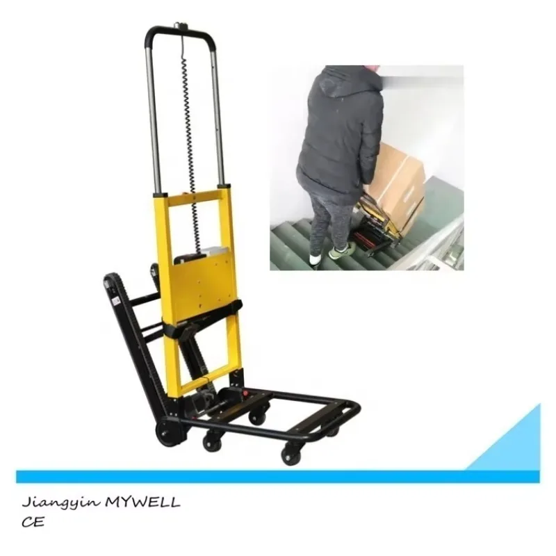M-ESC002 Load up 200kg Heavy Goods Electric Climbing Stairs Trolly Loading Machine