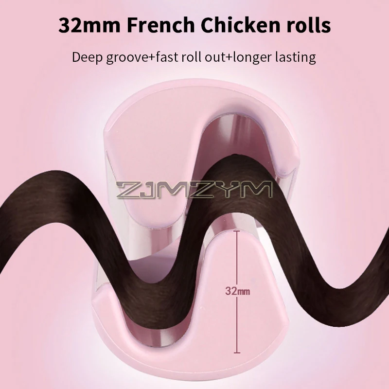 女性と女の子のためのボリュームより速く,髪をスタイリングするためのスタイリングツール,32mm, 15秒,スタイリング,クイック加熱