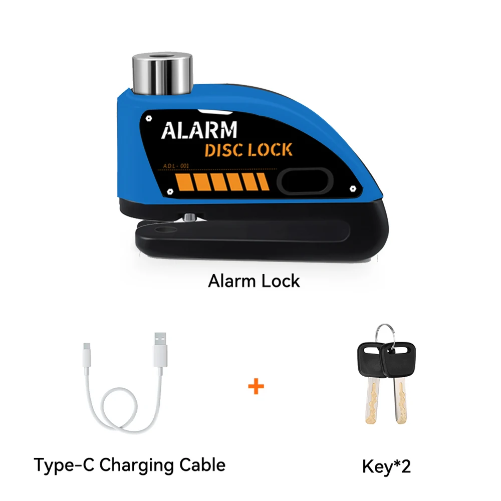Extractme Motorrad Alarm Scheibenbremse Schloss 120dB Fahrrad Rad Disk Vorhängeschloss Sicherheit Diebstahlsicherung Roller Alarma Motocicleta