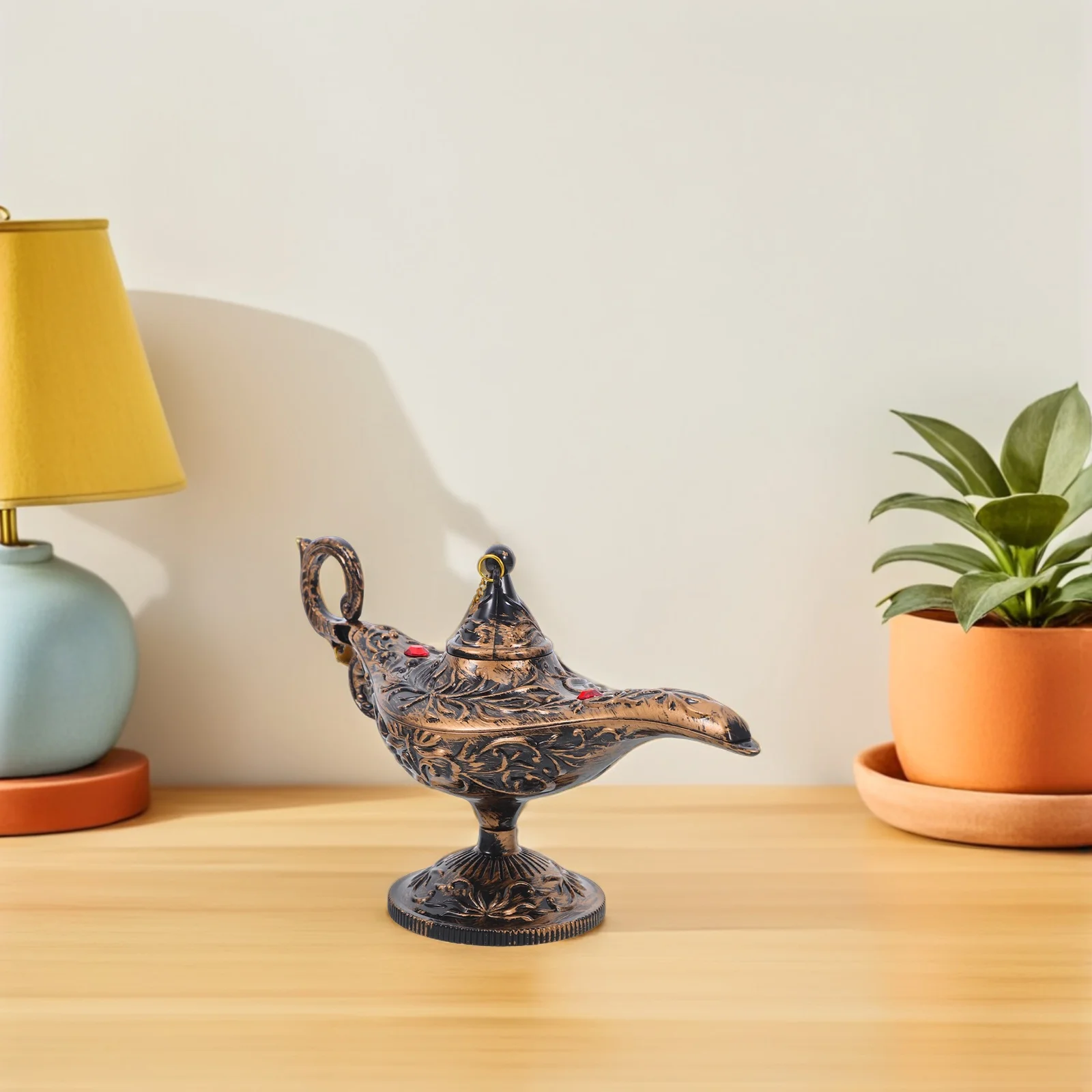 

Vintage Arabian Lamp Party Decoration Props Birthday Holiday Centerpiece Retro Costume Accessories Halloween Cosplay Supplies