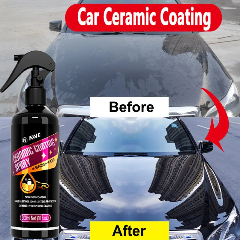 Revestimiento Cerámico para Autos, Revestimiento Nano Cristalino para Pintura de Autos, Agente Hidrofóbico Líquido, Cera para Autos, Cuidado y Pulido