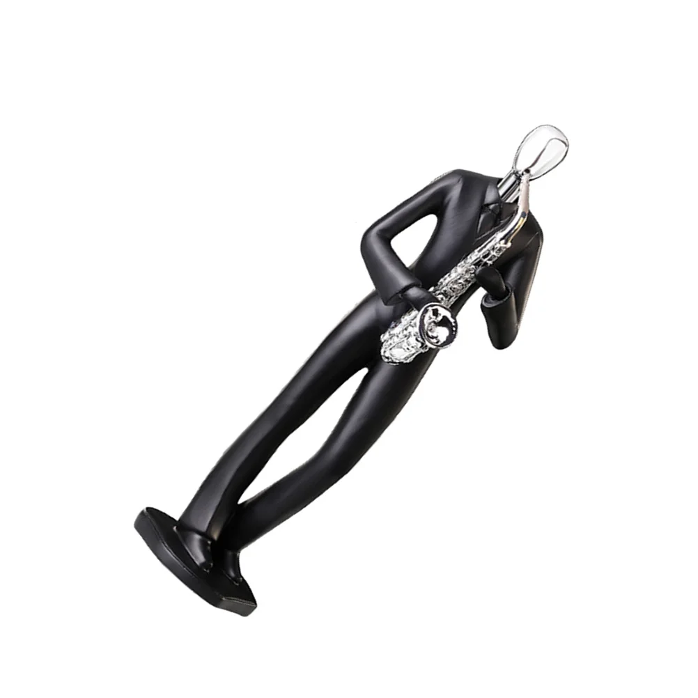 

1Pcs Premium Resin Musical Character Decor Home Office Desktop Adornment Saxophone Unique Gift Long Term Use Resin Figurine