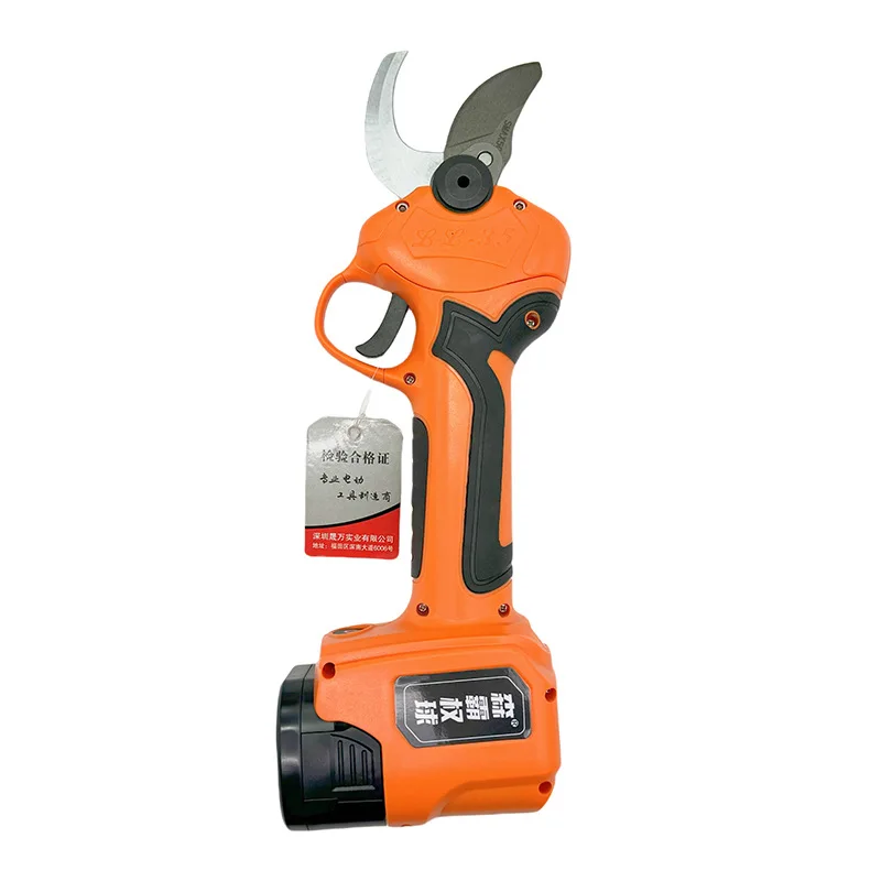 Rechargeable Reverse Cutting Electric Scissors with 3.5mm Lithium Battery for Gardening, Fruit Tree Branch Pruning, and Pruning