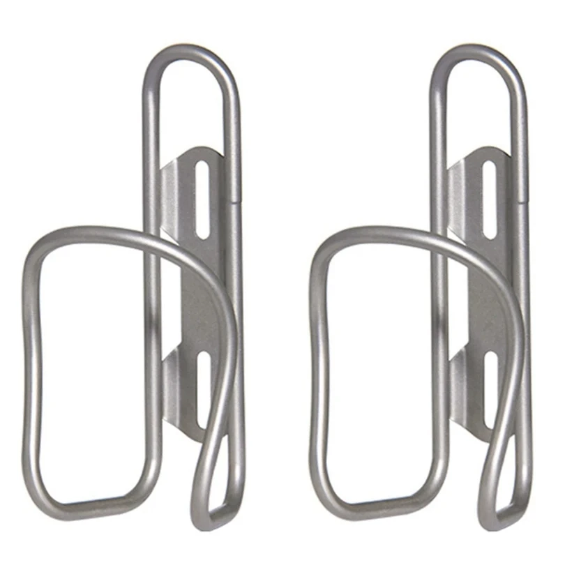 

Bicycle Kettle Rack Titanium Alloy Hollow Riding Water Bottle Cage Holder With Screws Style