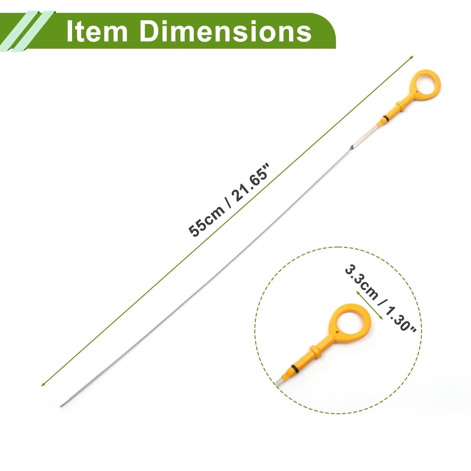 UXCELL مقياس زيت المحرك رقم 1530121030 لتويوتا لـ Scion xA 2004-2006 4 Cyl 1.5L