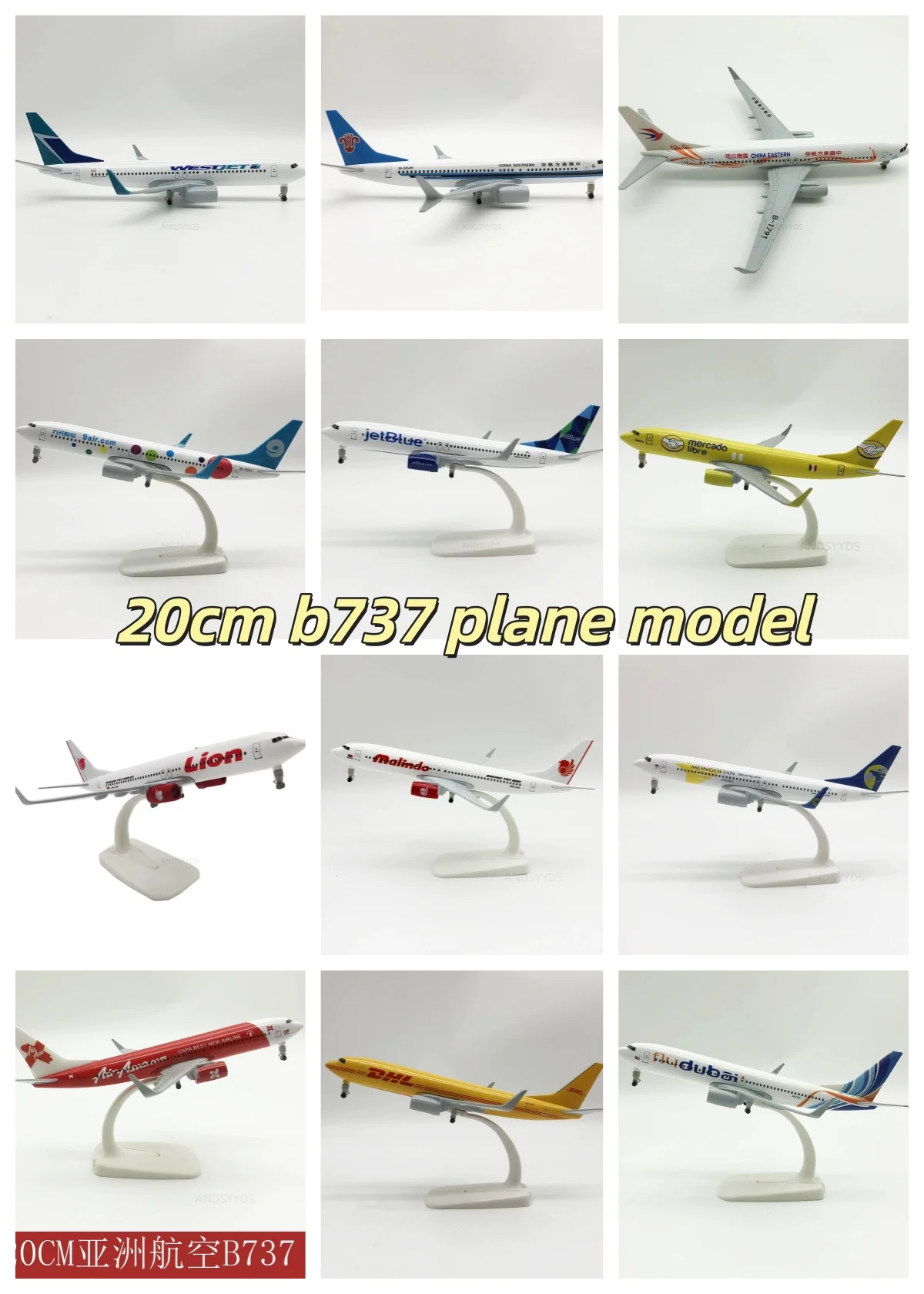 Souvenir Speelgoed Vliegtuigen 20 cm 737 B737 Serie Airways Legering Metalen Vliegtuig Model Diecast Vliegtuigen Wielen Collectie gift