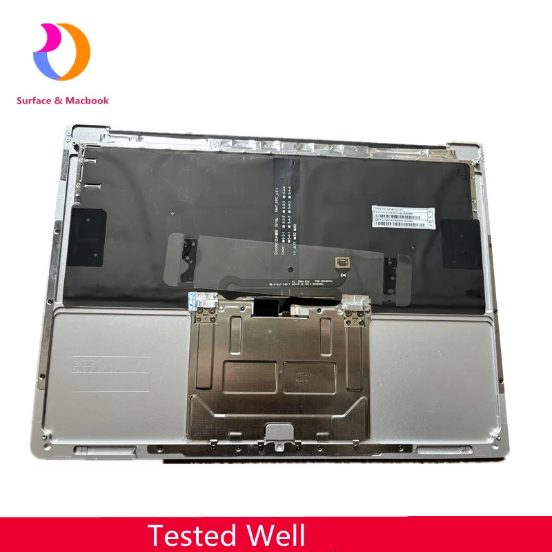 Keyboard Asssembly For Microsoft Surface Laptop 3/4/5  Topcase 1867 1868 1950 195113.5'' Us Layout Silver