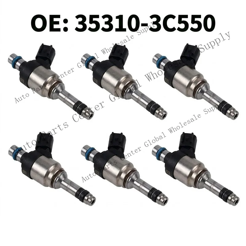 L+ 6X 35310-3C550 Fuel Injectors fits 2014-2015 Sorento 3.3L V6