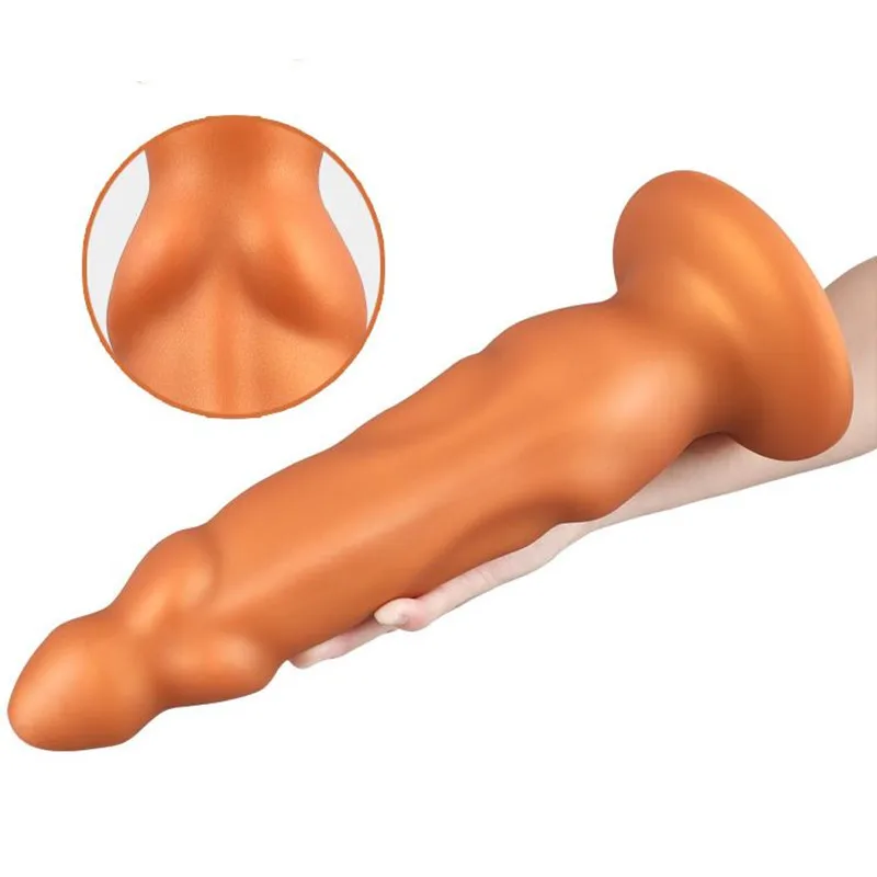Soft Liquid Silicone Anal Plug Big Dildo Adult Product Stimulate Anus Vagina Prostate Massage Masturbator Sex Toys for Women Men
